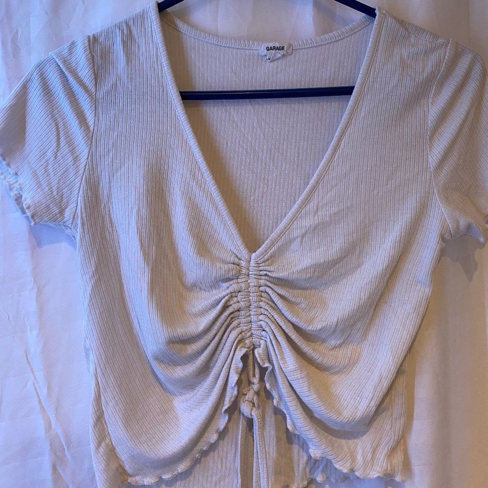 Crop top scrunch